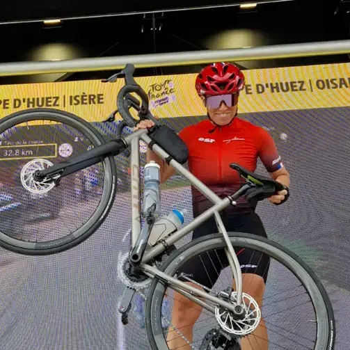 Podium Alpe d'Huez